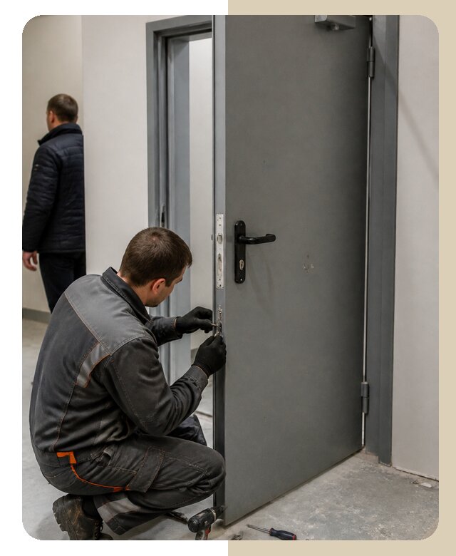 Ремонт противопожарной двери в Волгограде по цене 6754 р. | ДвериЛегко-Влг