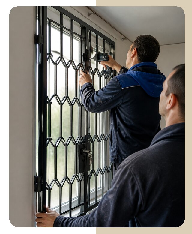 Установка распашных решеток в Волгограде цена от 6754 р. | ДвериЛегко-Влг