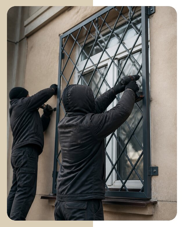 Установка антивандальных решеток на окна в Волгограде